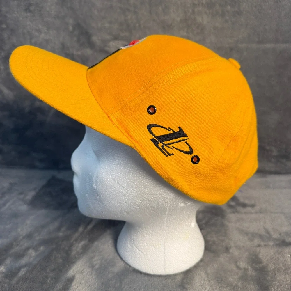 Vintage Logo Athletic Pittsburgh Steelers NFL Pro Line Hat Yellow Adjustable Cap